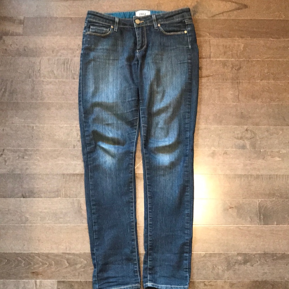Paige Skyline Skinny Jeans in Fountain Wash, Size 27 (Size 4 approx) - Picture 4 of 8